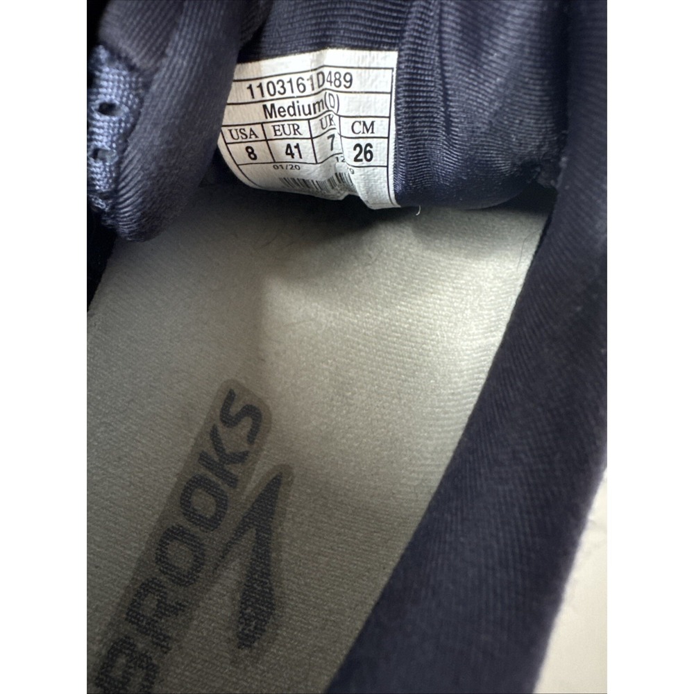 Brooks‎ Ghost 12 1103161D489 Women's Size 8 Navy Blue Running Shoes Sneakers - Picture 6 of 9